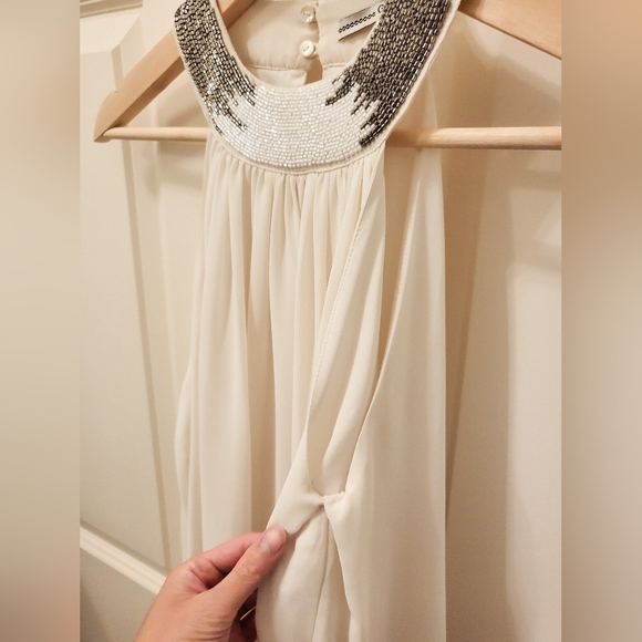 Beaded Halter Party Dress - Picture 2 of 6